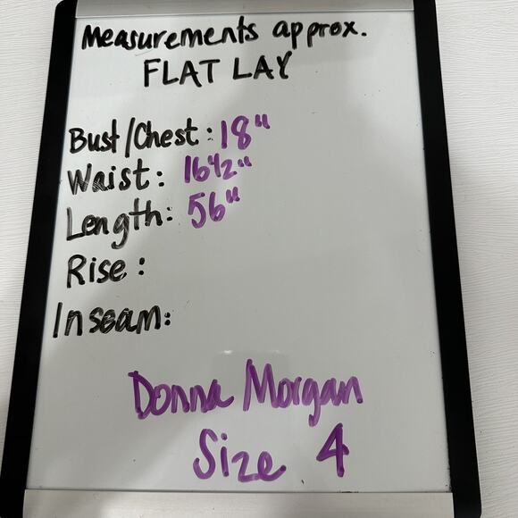 Donna Morgan Blue and Red Maxi Dress - Picture 14 of 14